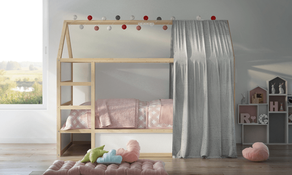 Süße Träume dank IKEA Kura Baldachin