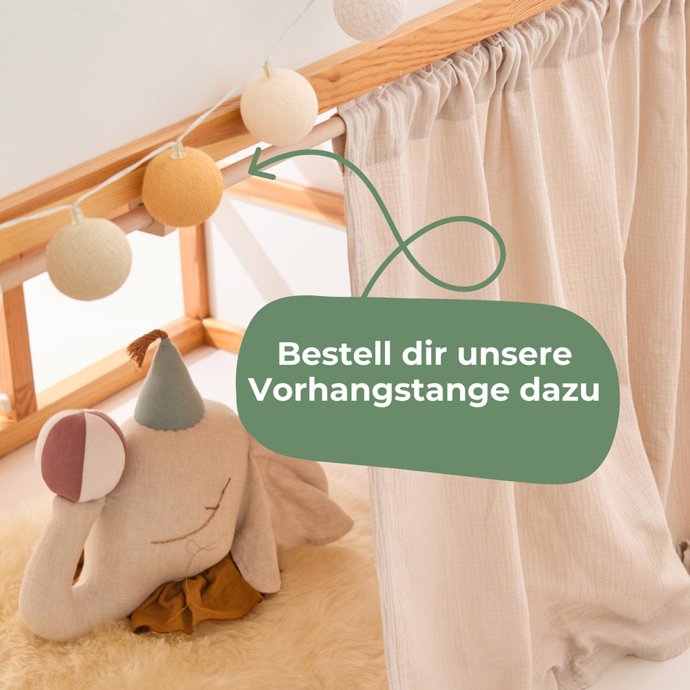 IKEA Kura Vorhang aus Musselin-Stoff