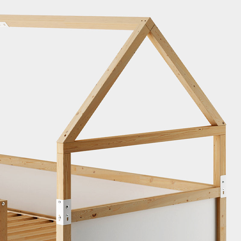 Erhöhung und Dachkonstruktion für das IKEA Kura Hochbett.