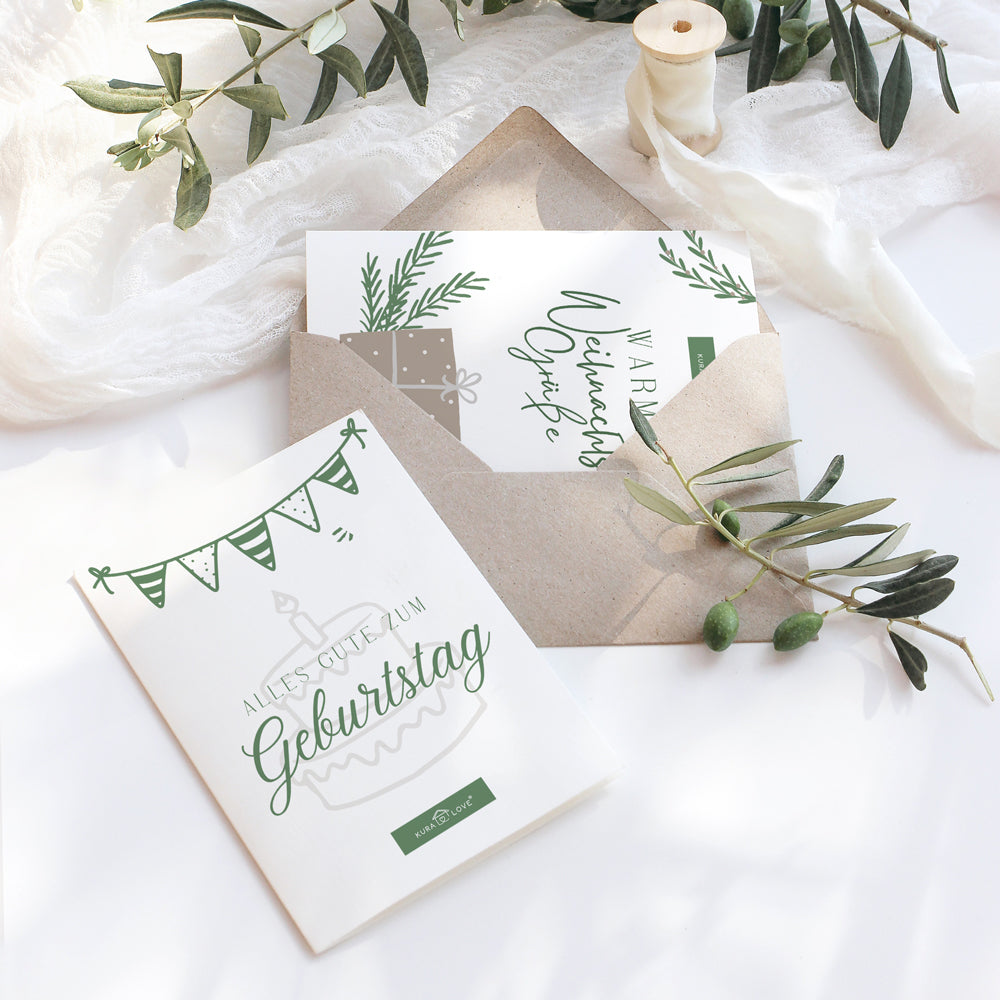 kura love Gutschein zum Geburtstag.